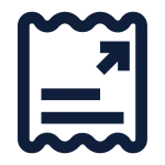 Invoice Sales Line SVG Icon